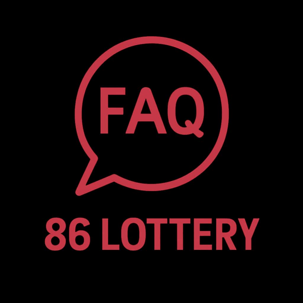 An icon representing the FAQ for 86 Lottery Users.