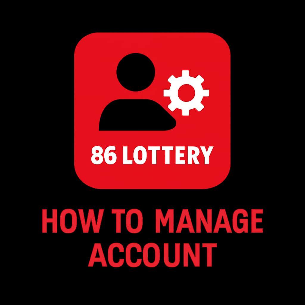 Icon representing guidance for managing 86 Lottery account.