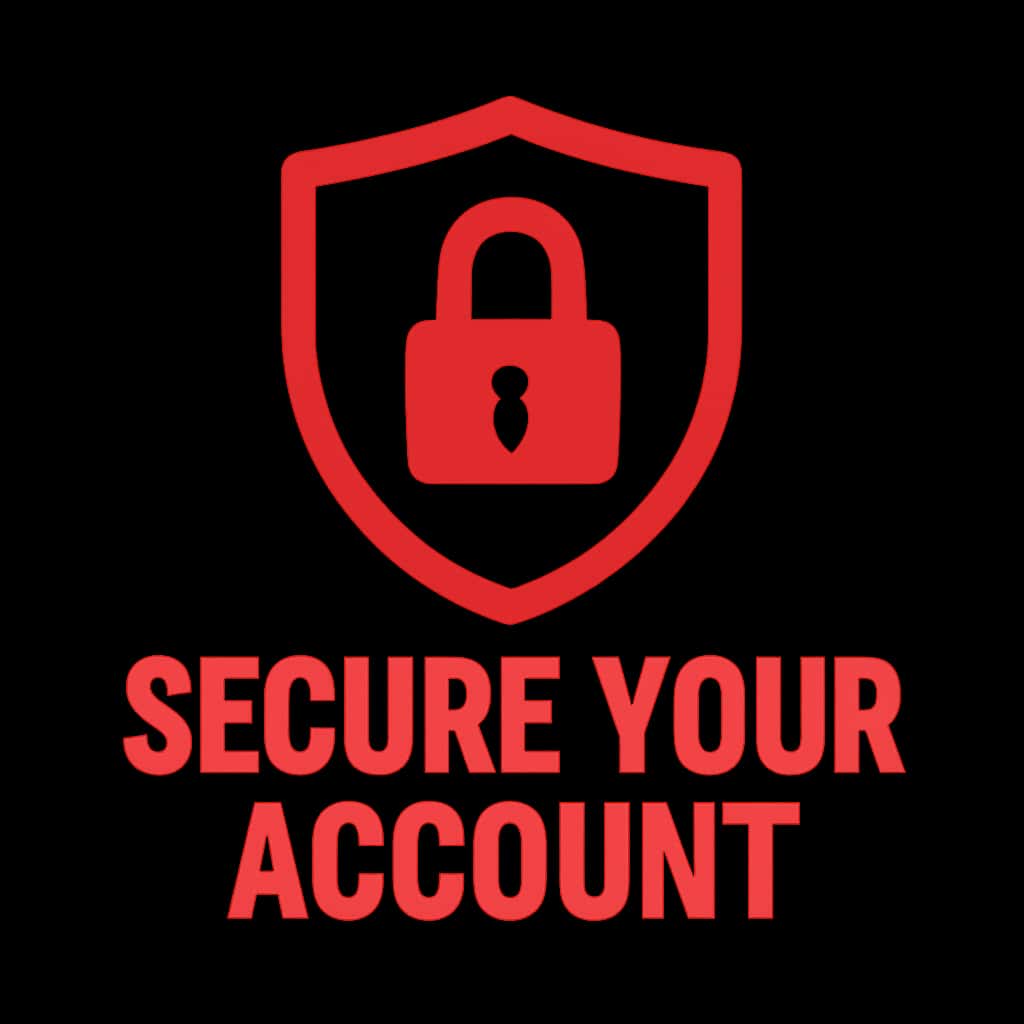 An icon illustrating the concept of securing your 86 Lottery account.