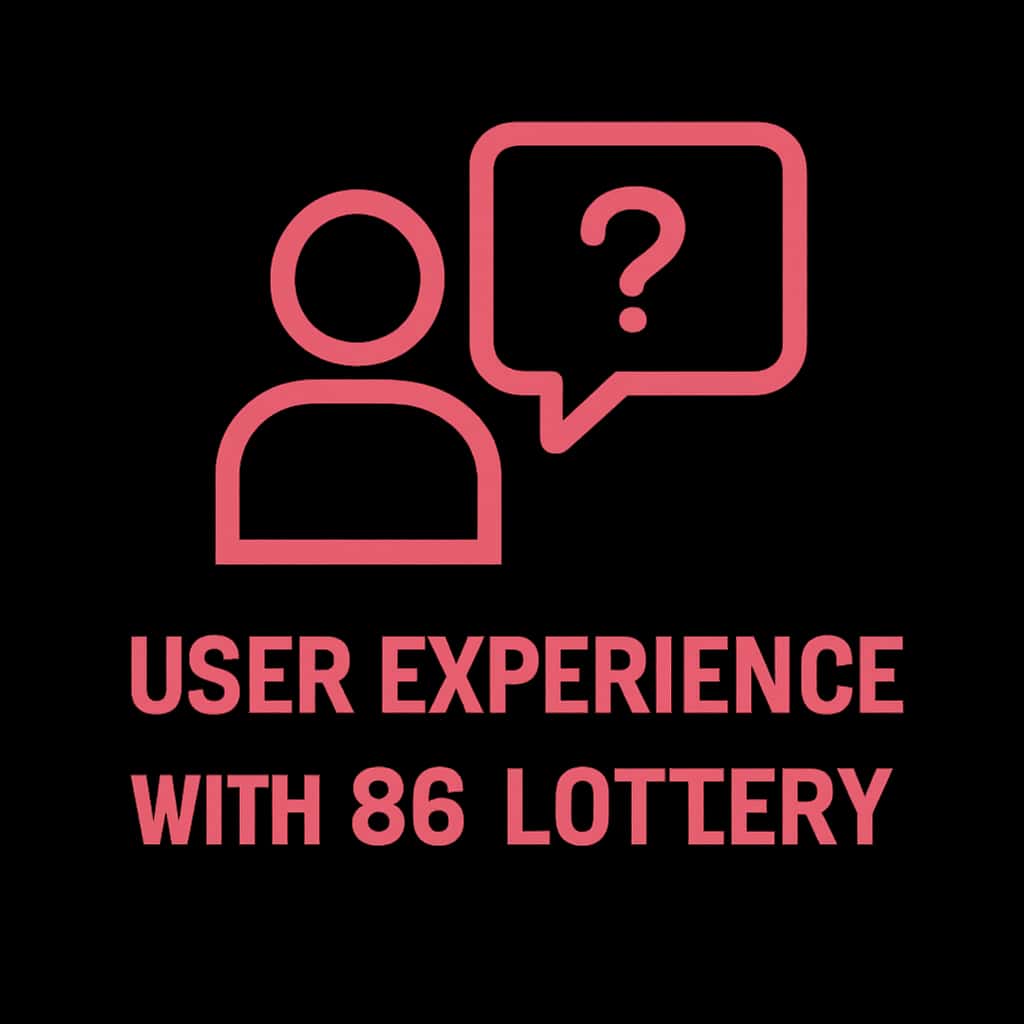 A professional badge representing user experience with 86 Lottery.